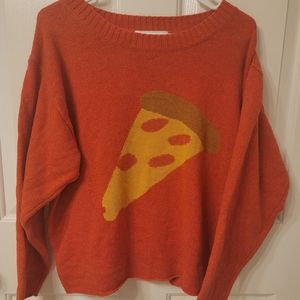 Wildfox Red Pizza Sweater